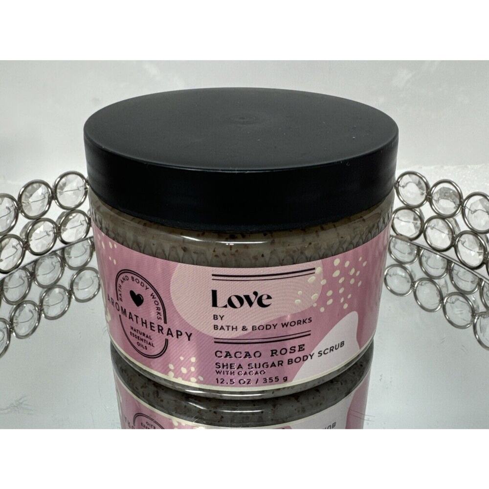 5 Pc Bundle BB&W Aromatherapy Love~Cacao Rose~Body Scrub, Lotion, Cream,Gel, Oil - Picture 3 of 13